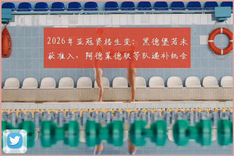 2026年亚冠资格生变：黑德堡若未获准入，阿德莱德联等队递补机会解析